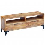 vidaXL Meuble TV Bois de manguier 120 x 35 x 45 cm
