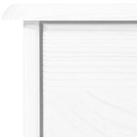 vidaXL Buffet 6 tiroirs Blanc 113x35x73 cm Bois de pin massif