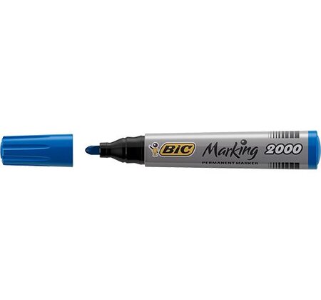 Marqueur permanent marking 2000 pte ogive large bleu bic
