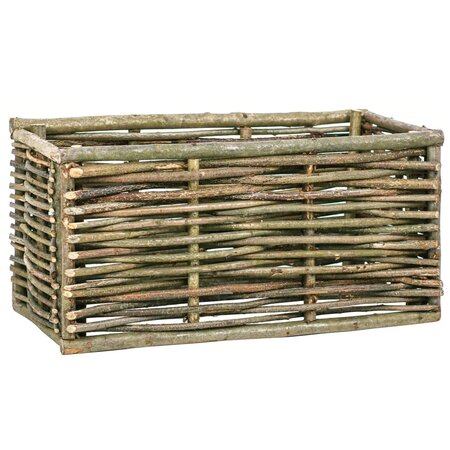 vidaXL Lit surélevé de jardin 80x40x40 cm Bois de noisetier