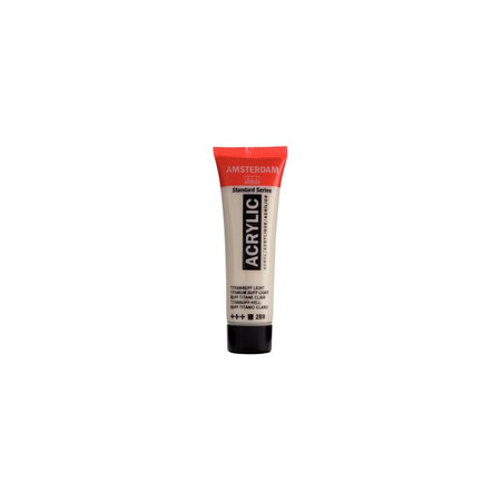 Peinture acrylique en tube buff titane clair 20ml - amsterdam