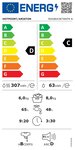 Lave-linge séchant hotpoint rdg864387wkfrn - lavage 8 kg / séchage 6 kg - l 60 cm - 1400 trs/min - blanc