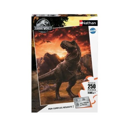 JURASSIC WORLD 3 - Puzzle 250 pieces - Le Tyrannosaurus rex - Nathan