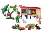 71252  Enfant et lapins