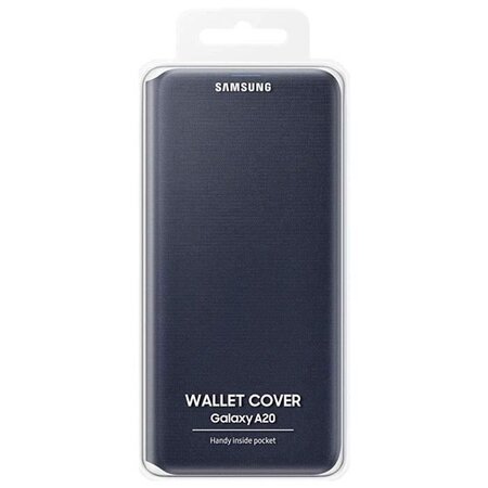 Flip wallet galaxy a20e noir