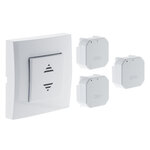 Pack commande centralisée sans fil + 3 micro-récepteurs encastrables télécommandés CMR-8111 - Fermetures - Otio