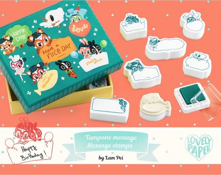 coffret tampons messages Lam