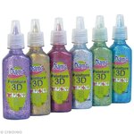 Peinture mini Diam's 3D Total Star : couleurs pailletées