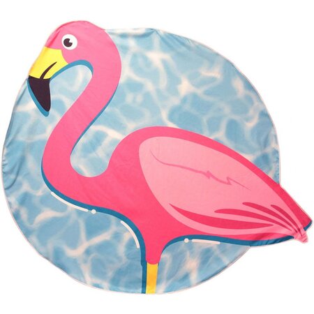 Drap de plage original 150 cm flamant rose