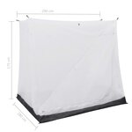 vidaXL Tente universelle d'intérieur Gris 200x180x175 cm