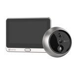 Judas vidéo extérieur sans fil sur batterie avec écran tactile audio bidirectionnel et intelligence artificielle EZVIZ DP2
