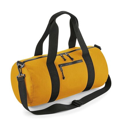 Sac polochon en polyester recyclé - bg284 - jaune moutarde