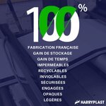 Lot 50 enveloppes plastiques GRAND FORMAT n°5 - 60microns - 900x700mm