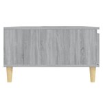 vidaXL Table basse Sonoma gris 90x60x35 cm Aggloméré