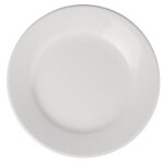 Assiettes à bord large 202(ø)mm athena hotelware - lot de12 -  - porcelaine x25mm