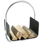HI Porte-bûche Argenté 40 5x30x47 cm