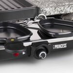 Princess Gril à raclette en pierre avec 8 poêles 1200 W 162710