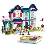 Lego friends 41449 la maison familiale d'andréa  jouet avec maison de poupées  pour enfant de 6 ans et plus filles et garçons