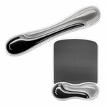 Kensington tapis de souris duo gel fumé et noir