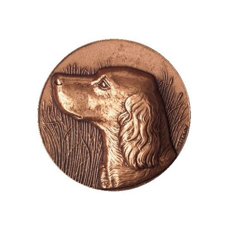 Médaille bronze Chien Setter