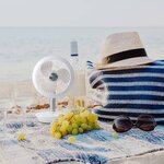 Domo ventilateur de table my fan 5 w blanc