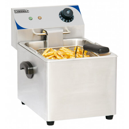 Friteuse professionnelle électrique - 8 litres - 3250 watts - casselin -  - 8 265x430x340mm