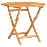 vidaXL Ensemble à dîner de jardin 5 Pièces Bois de teck massif