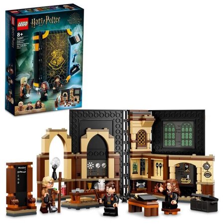 Lego 76397 harry potter poudlard : le cours de défense  livre jouet de construction pour enfants  avec maugrey fol oeil
