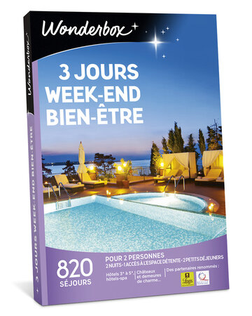 Coffret cadeau - WONDERBOX - 3 jours week-end bien-être