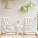 vidaXL Coussins de chaise lot de 2 motif de feuilles 40x40x3 cm tissu