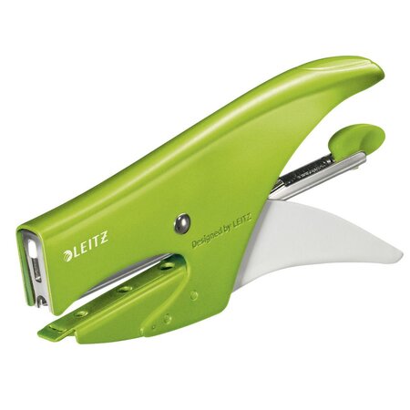 Pince-agrafeuse wow  agrafes n°10  capacité 15 feuilles  en métal - vert métallisé