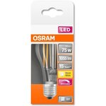 Osram ampoule led standard clair filament variable 9w=75 e27 chaud