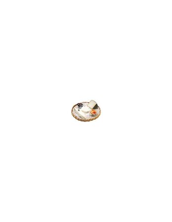 (1 lot  de 40 plateaux) plateau à fromages imitation rotin 25 x 2mm