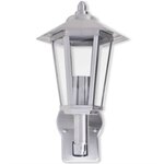 vidaXL Lampe murale extérieure avec capteur Acier inoxydable