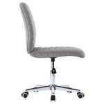 vidaXL Chaises à manger lot de 2 gris clair tissu