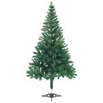 vidaXL Arbre de Noël artificiel pré-éclairé/boules 180 cm 564 branches