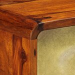 vidaXL Meuble TV Bois de Sesham massif 120 x 30 x 45 cm