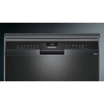 Lave-vaisselle pose-libre siemens sn23ec14ce - 13 couverts - moteur induction - largeur 60cm - 44db - black inox