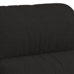 vidaXL Fauteuil de massage Noir Velours