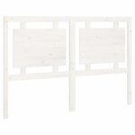 vidaXL Tête de lit blanc 145 5x4x100 cm bois massif de pin