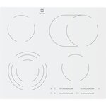 ELECTROLUX - EHF6547IW1 - Table de cuisson vitrocéramique - 4 foyers - 7100W - L59cm x P52cm - Blanc