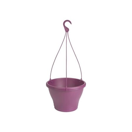 ELHO Pot de fleurs a suspendre Corsica 30 - Violet vif - Extérieur & Balcon - Ø 29,4 x H 21,1 cm