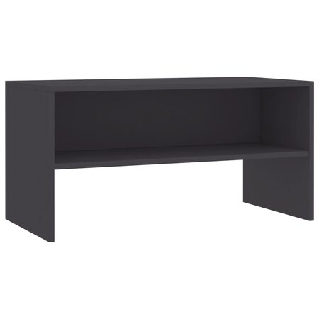 vidaXL Meuble TV Gris 80 x 40 x 40 cm Aggloméré
