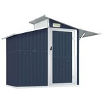 vidaXL Abri de jardin Anthracite 270x130x208 5 cm Acier galvanisé