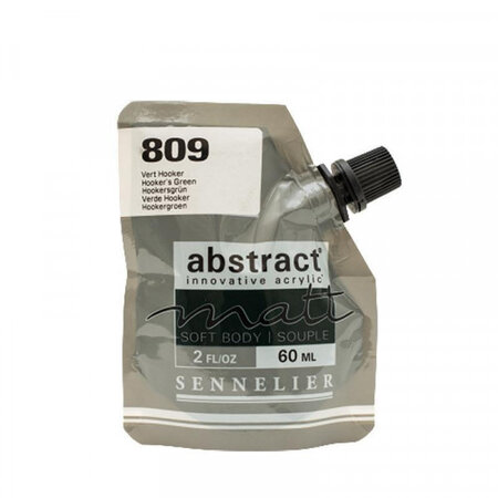 Peinture acrylique abstract matt - vert hooker - sachet 60ml - sennelier