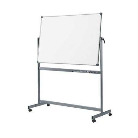 Tableau blanc mobile réversible 100 x 120 cm Gris MAUL