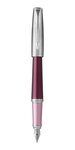 PARKER Urban Premium - Stylo Plume, violet foncé, attributs chromés, plume moyenne, en écrin