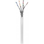 Bobine de câble réseau RJ45 Goobay Catégorie 6 SSTP (S/FTP) Monobrin 100m (Gris)