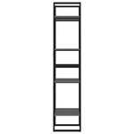 vidaXL Bibliothèque à 4 niveaux Gris 40x30x140 cm Aggloméré