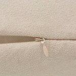 vidaXL Housse de coussin 4 Pièces 50 x 50 cm Polyester Faux Daim Beige